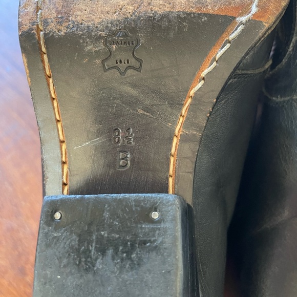 Black Leather Booties by Guess 8.5 - Picture 9 of 9